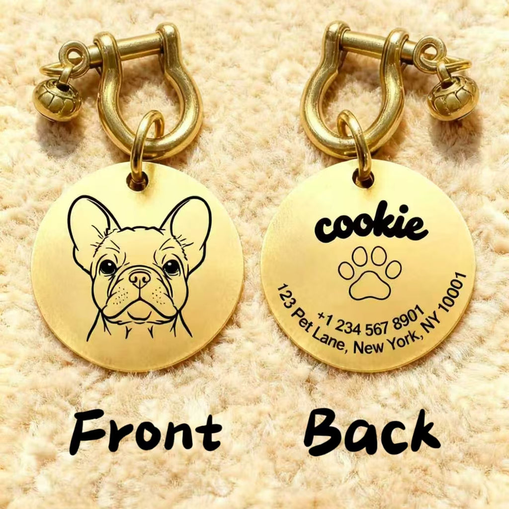 Dog Customized Name Tag and Toys Package