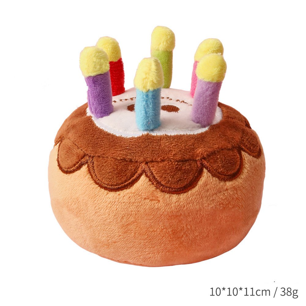 Food Series Chewable Plush Dog Toy