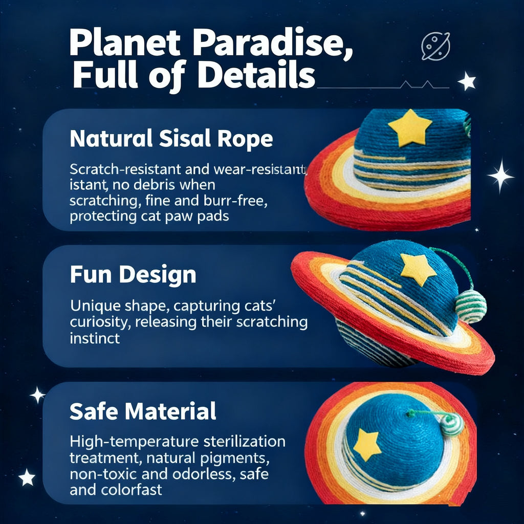 Oversized Planet Cat Scratcher