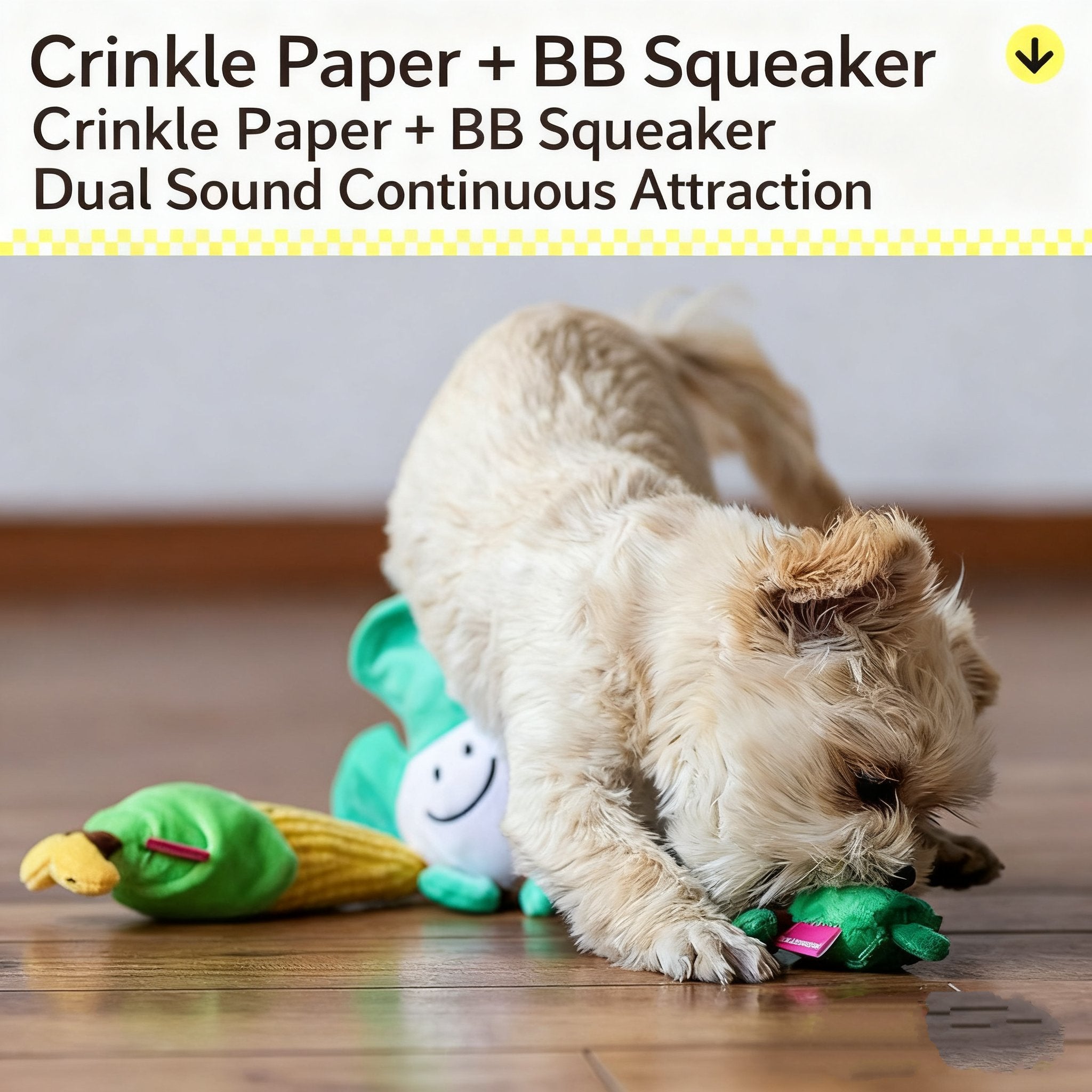 Plush Vegetable Dog Squeaky Toy